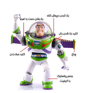 اکشن فیگور بازلایتر دیزنی Buzz Lightyear Toy_اسباب بازی
